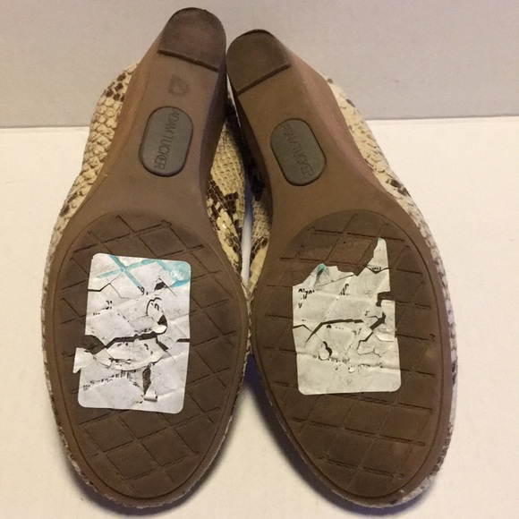 Adam Tucker Ritz Wedge Pump, Snake print Leather - Picture 6 of 8